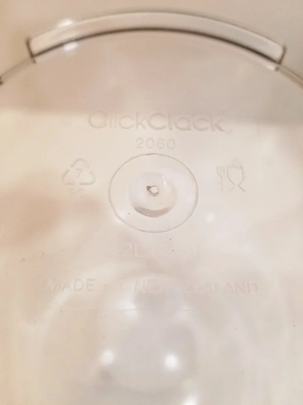 Click Clack 2.3 Quart Tall Pantry Canister, EUC